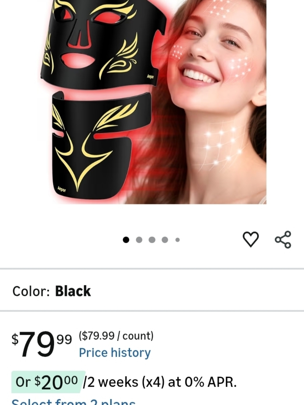 Red Light Therapy Mask For Face And Neck